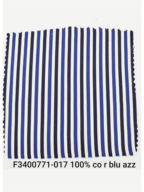 tessuto a righe blu e azzurre Laboratorio Capri | RIGABLUAZZAZZBLU